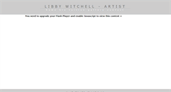 Desktop Screenshot of libbywitchellartist.com