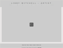 Tablet Screenshot of libbywitchellartist.com
